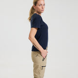 Bornholm Merino/Tencel T-shirt Kvinde - Midnight blue