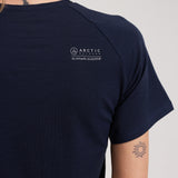 Bornholm Merino/Tencel T-shirt Kvinde - Midnight blue