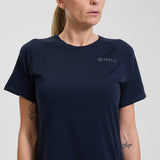 Bornholm Merino/Tencel T-shirt Kvinde - Midnight blue