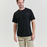 Bornholm Merino/Tencel T-shirt Mand - Black GPS