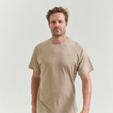 Bornholm Merino/Tencel T-shirt Mand - Nomad Sand