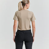 Bornholm Merino/Tencel T-shirt Kvinde - Nomad Sand