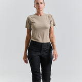 Bornholm Merino/Tencel T-shirt Kvinde - Nomad Sand