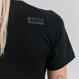 Bornholm Merino/Tencel T-shirt Kvinde - Black GPS