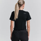 Bornholm Merino/Tencel T-shirt Kvinde - Black GPS