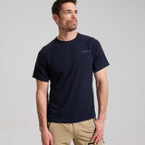 Bornholm Merino/Tencel T-shirt Mand - Midnight blue