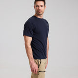Bornholm Merino/Tencel T-shirt Mand - Midnight blue