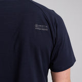 Bornholm Merino/Tencel T-shirt Mand - Midnight blue