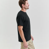 Bornholm Merino/Tencel T-shirt Mand - Black GPS
