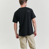 Bornholm Merino/Tencel T-shirt Mand - Black GPS