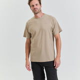Bornholm Merino/Tencel T-shirt Mand - Nomad Sand