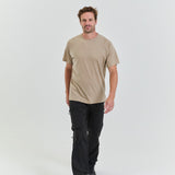 Bornholm Merino/Tencel T-shirt Mand - Nomad Sand