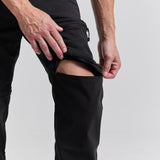 Dolomitterne Zip off Bukser Mand - Black GPS