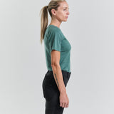 Bornholm Merino/Tencel T-shirt Kvinde - Atlantic Mineral