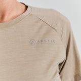 Bornholm Merino/Tencel T-shirt Kvinde - Nomad Sand