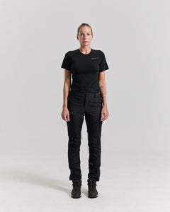 Bornholm Merino/Tencel T-shirt Kvinde - Black GPS