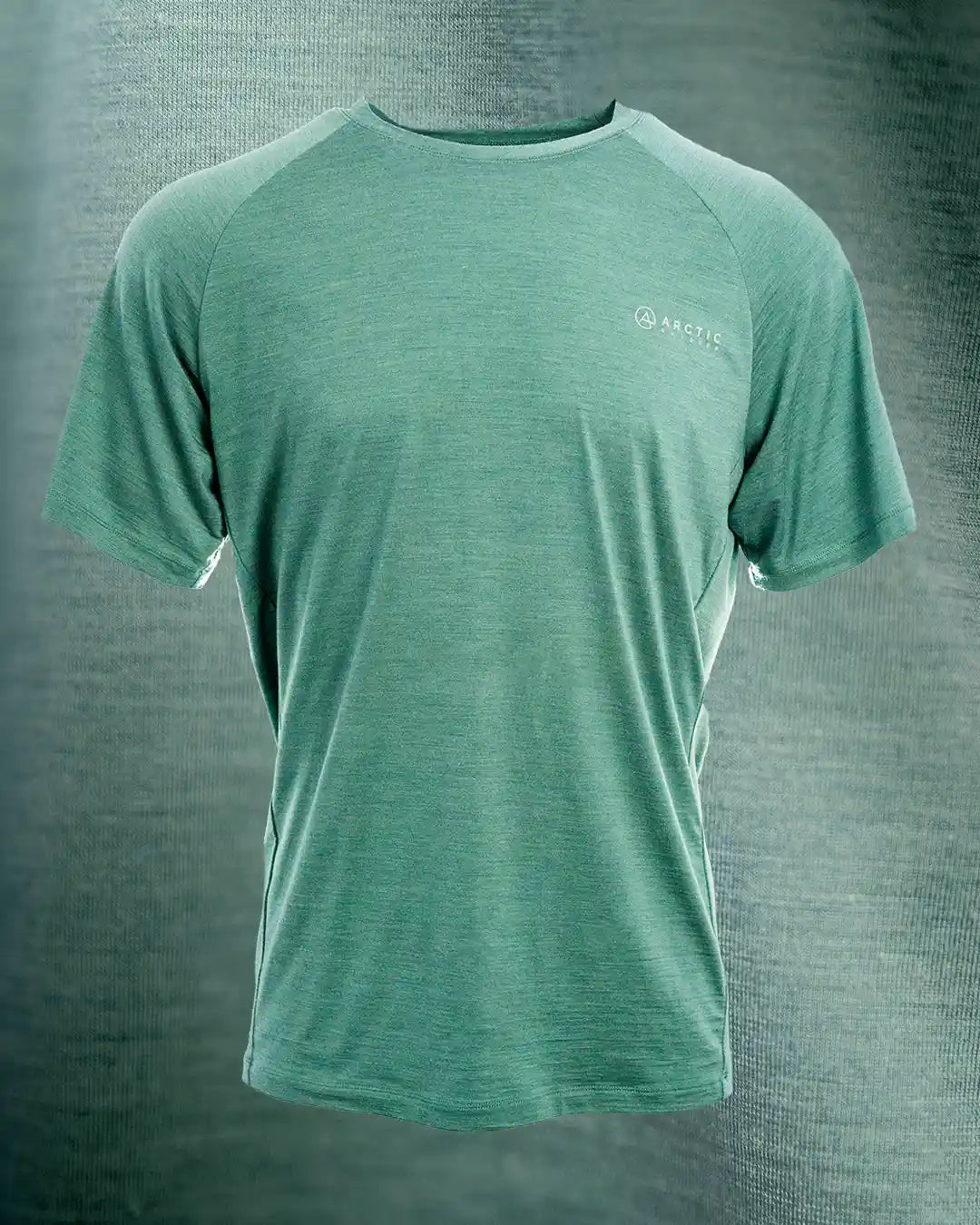 Produktbillede af Blå merinould t-shirt 