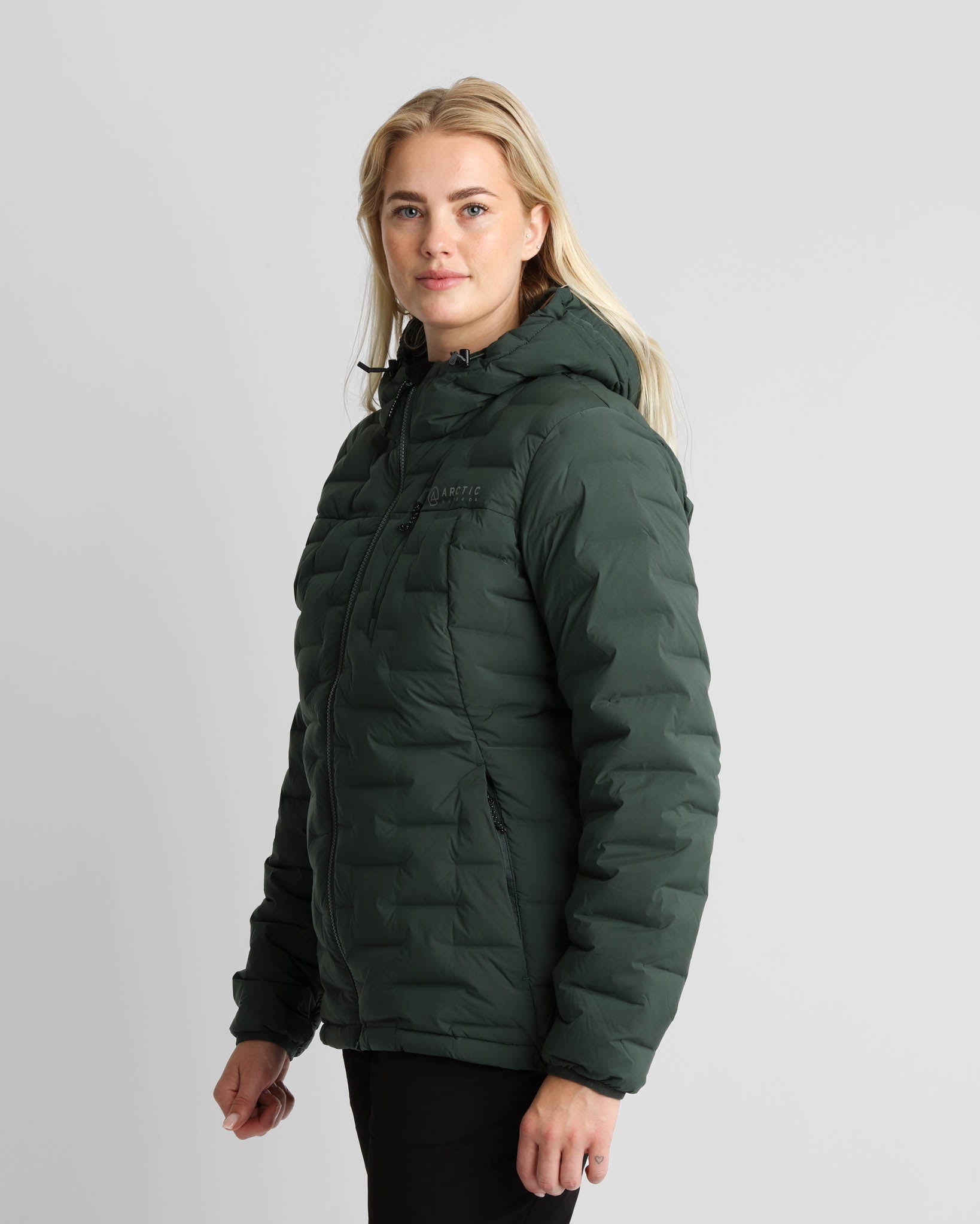 Vadehavet Dunjakke 2.0 Dame Forest – Julie, 180 cm, str. XL