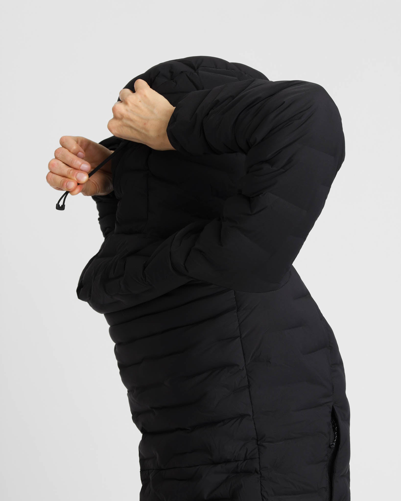 Vadehavet Dunjakke 2.0 Dame Black – Susanne, 180 cm, str. S