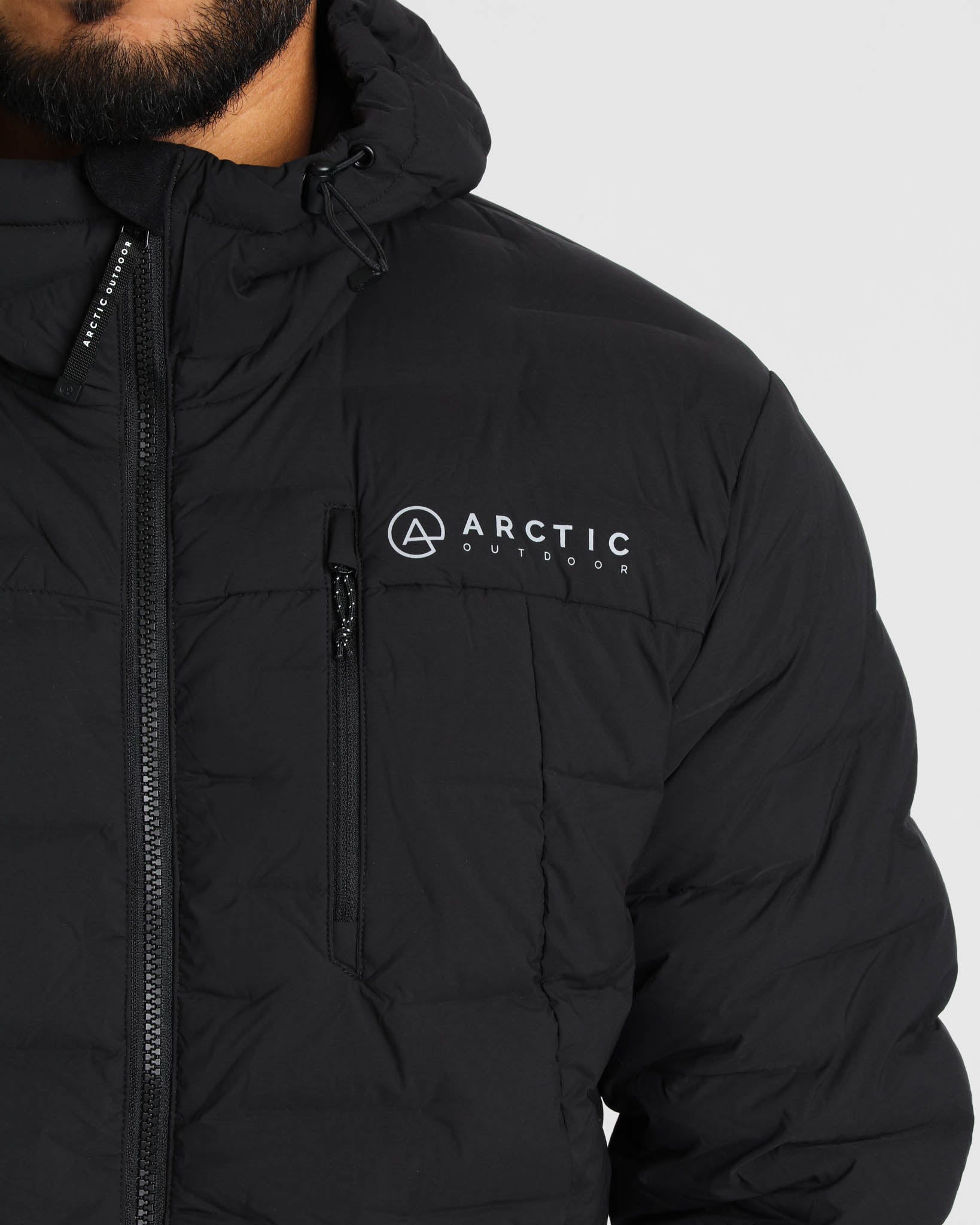 Vadehavet Dunjakke 2.0 Herre Black – Mike, 178 cm, str. M
