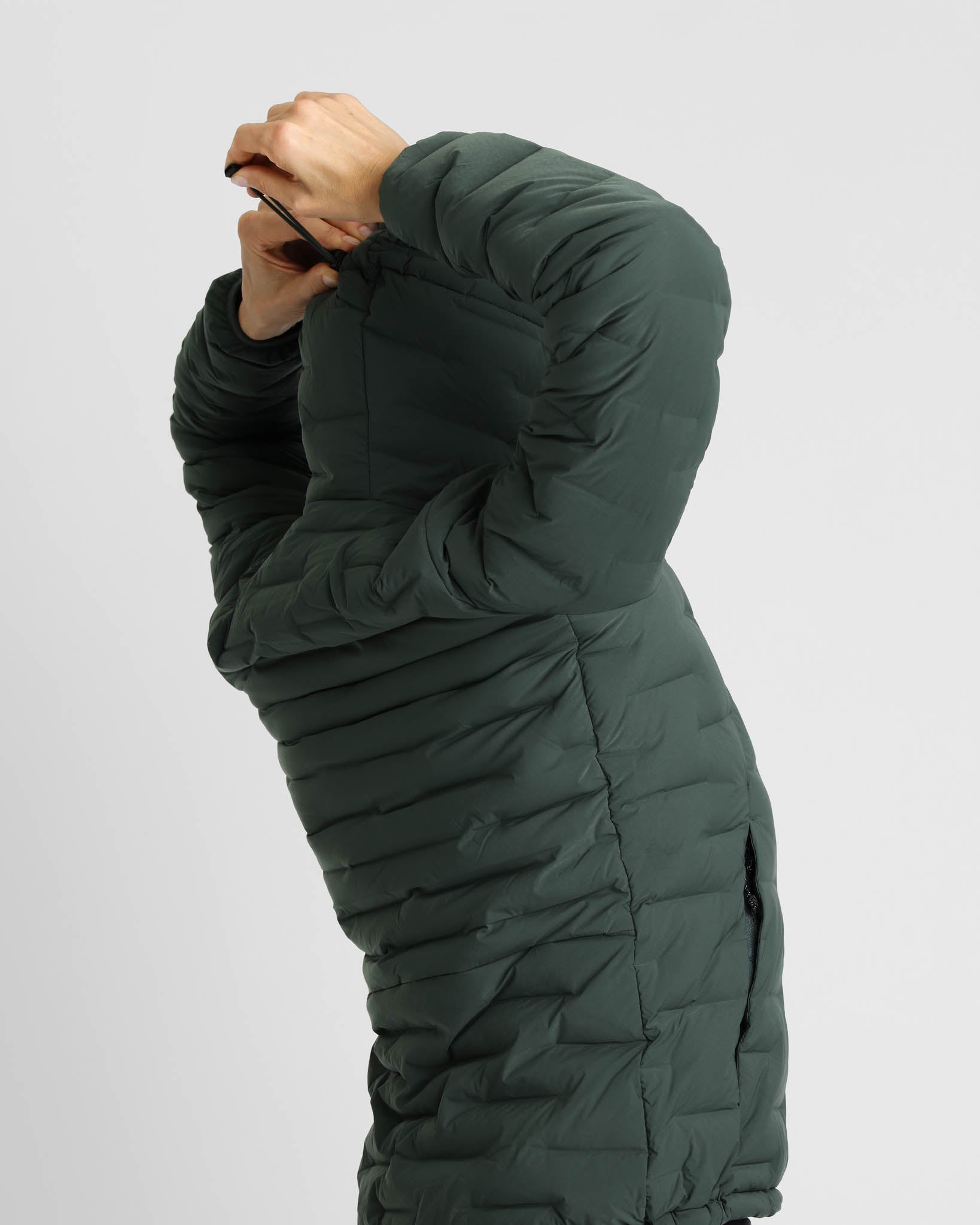 Vadehavet Dunjakke 2.0 Dame Forest – Susanne, 180 cm, str. S