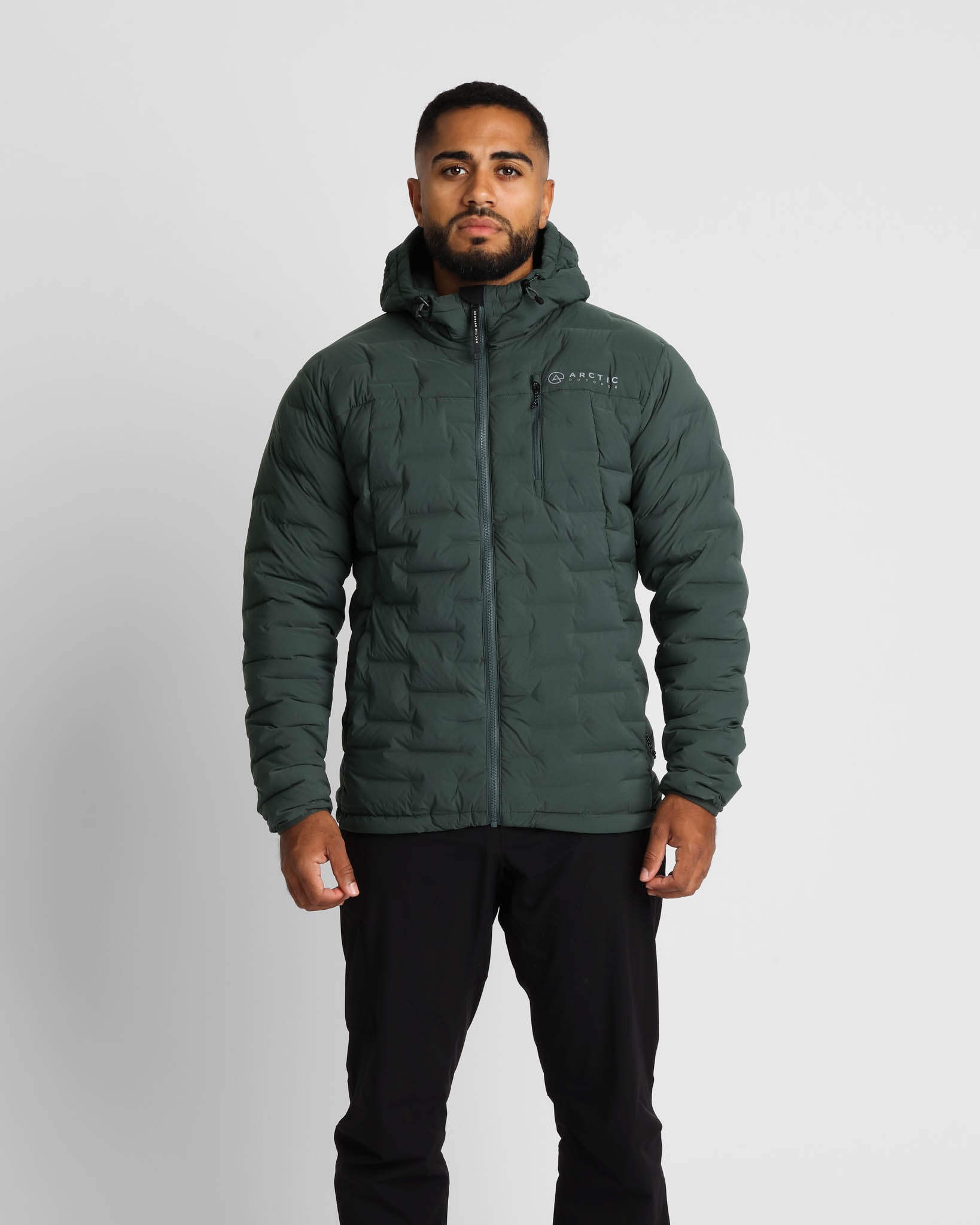 Vadehavet Dunjakke 2.0 Herre Forest – Mike, 178 cm, str. M