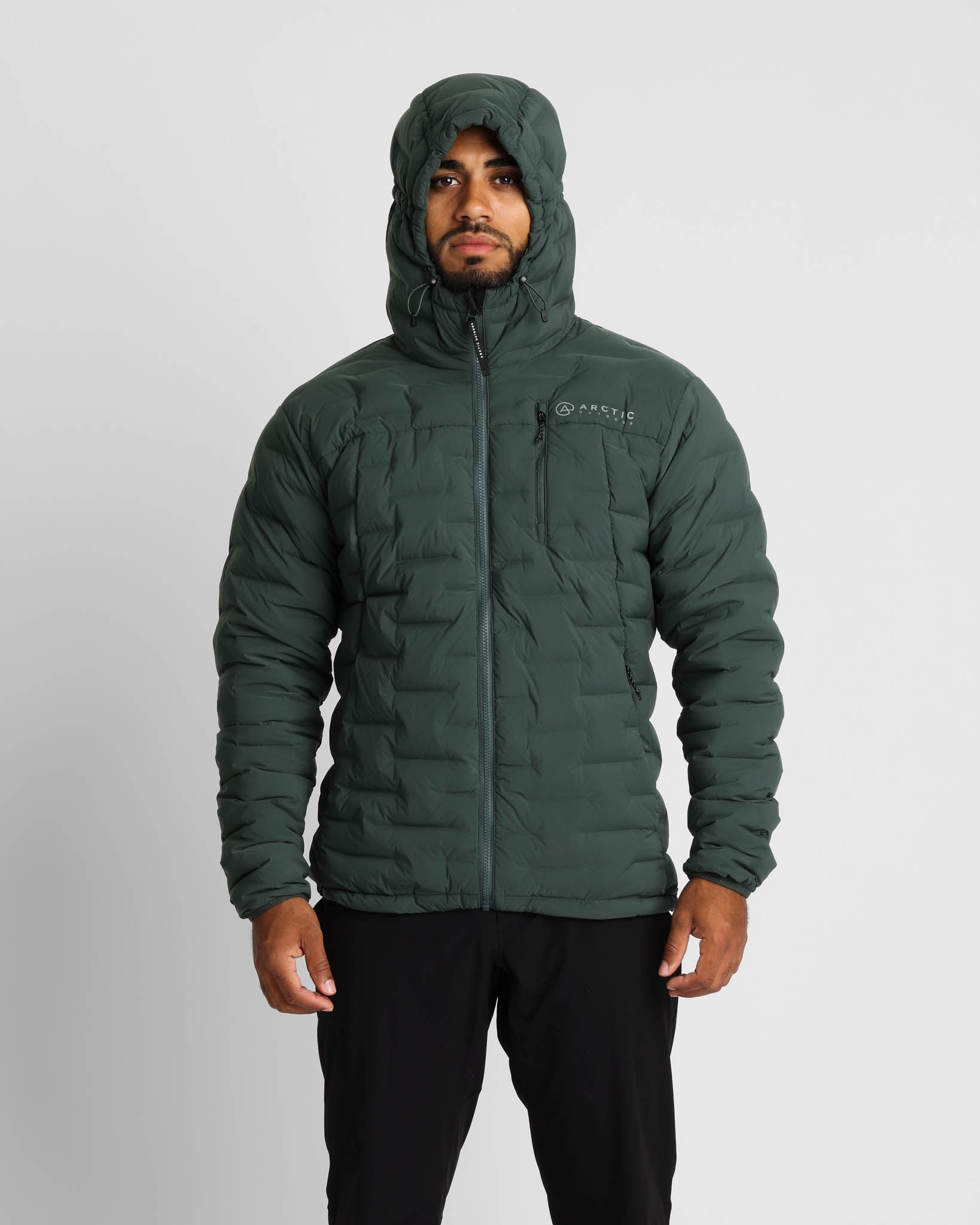 Vadehavet Dunjakke 2.0 Herre Forest – Mike, 178 cm, str. M
