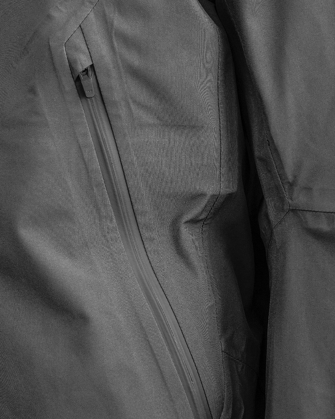 Billede af vandtæt lomme på preikestolen skaljakke i sort 